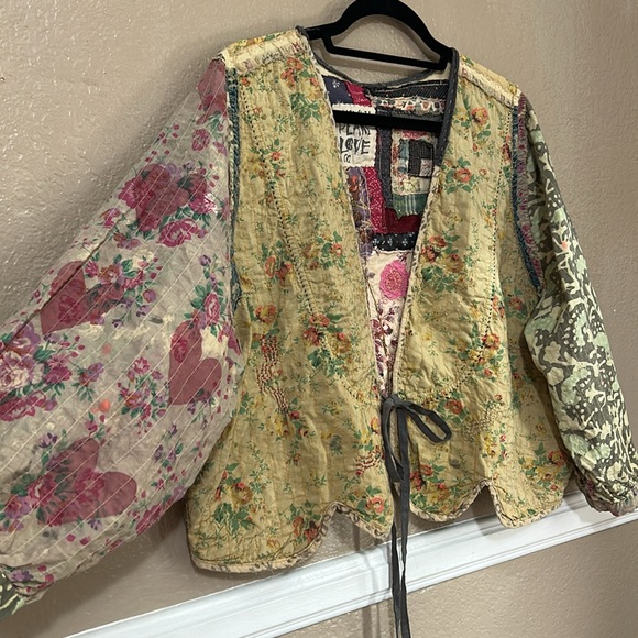 Magnolia Pearl Kalamkari Andhra  Jacket - Picture 10 of 13